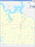 Sherman Denison Metro Area Wall Map